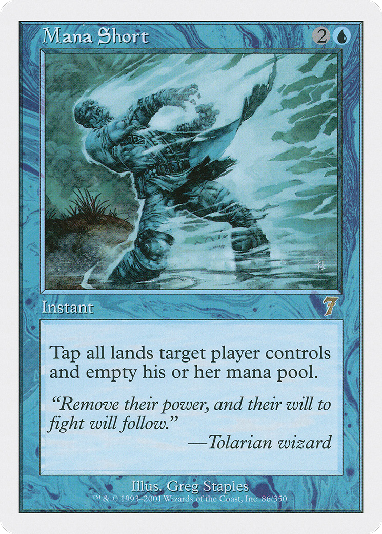 Mana Short (7ED-86★) - 7th Edition Foil