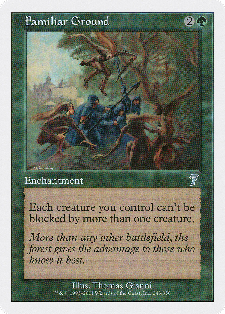 Familiar Ground (7ED-243) - 7th Edition Foil