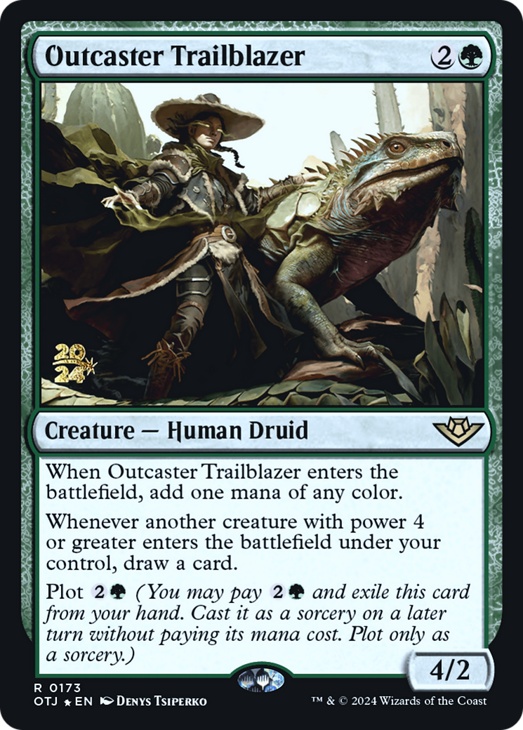 Outcaster Trailblazer (PRE-173) - Outlaws of Thunder Junction Promos Foil