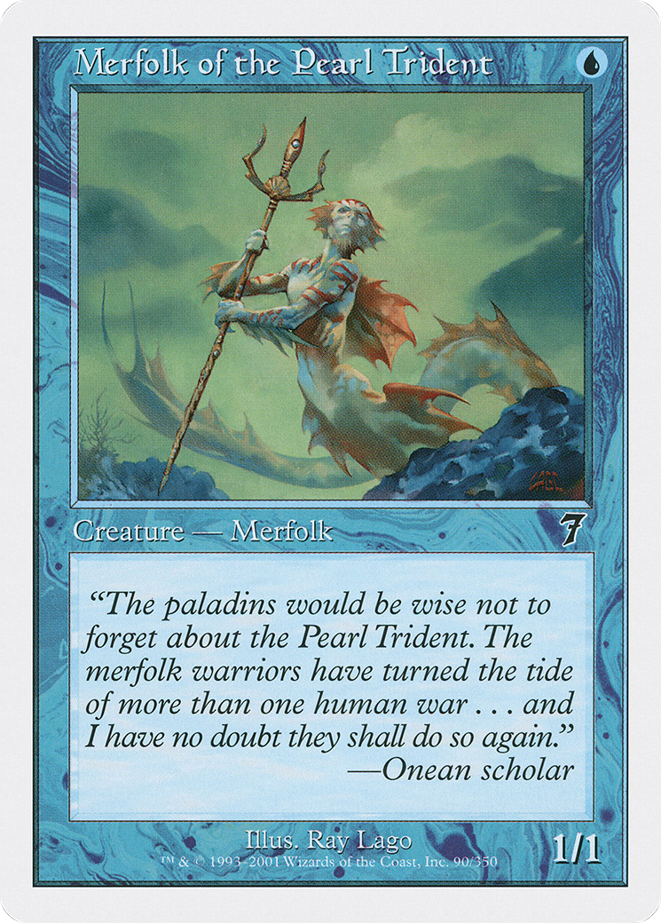 Merfolk of the Pearl Trident (7ED-90★) - 7th Edition