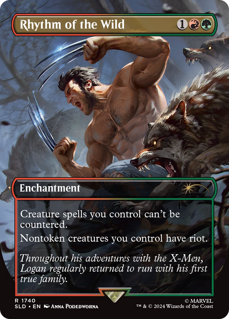 Rhythm of the Wild (SLD-1740) - Secret Lair Drop (Borderless) Foil