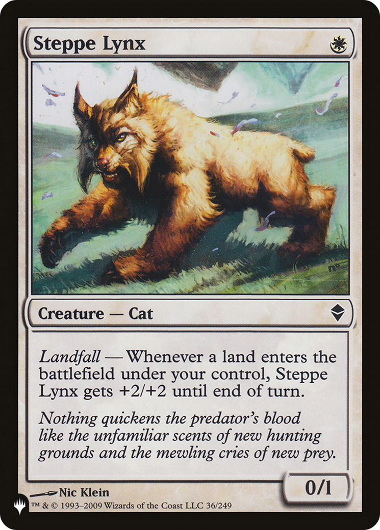 Steppe Lynx (LIST-ZEN-36) - The List