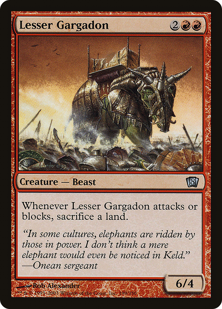Lesser Gargadon (8ED-199★) - 8th Edition Foil
