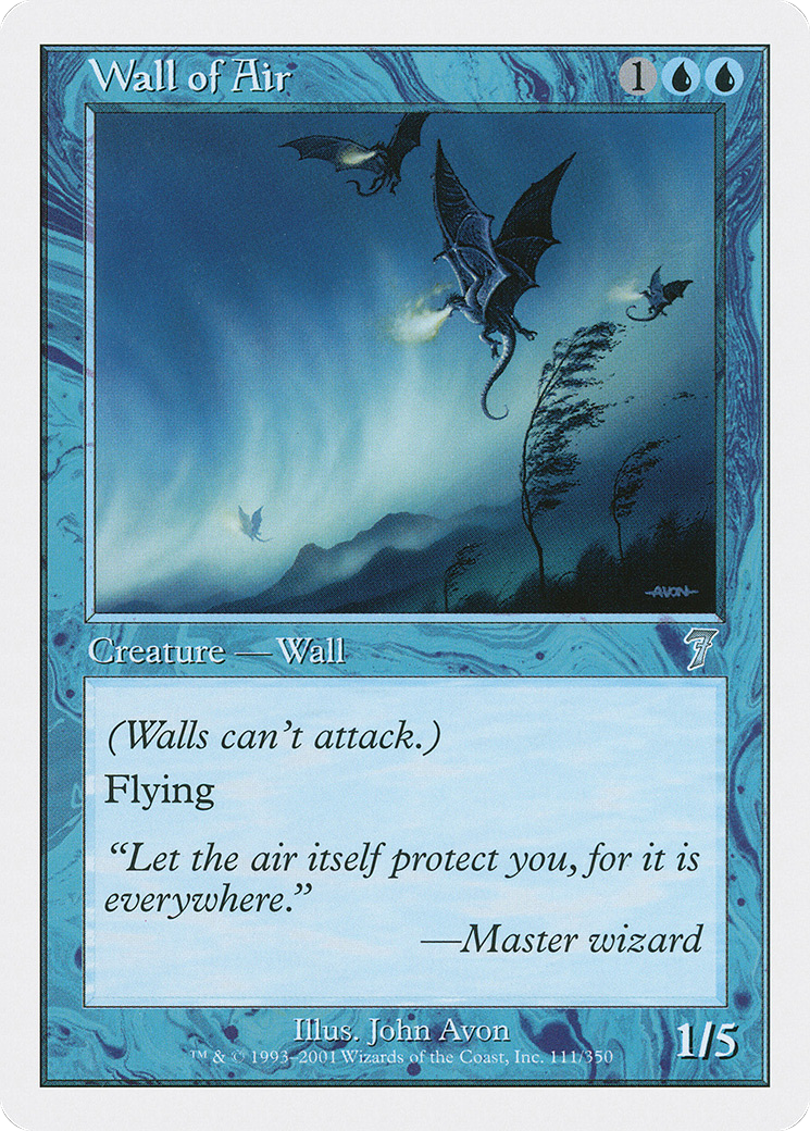Wall of Air (7ED-111★) - 7th Edition