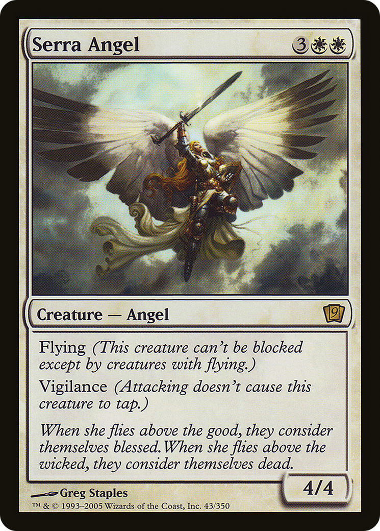Serra Angel (9ED-043) - 9th Edition