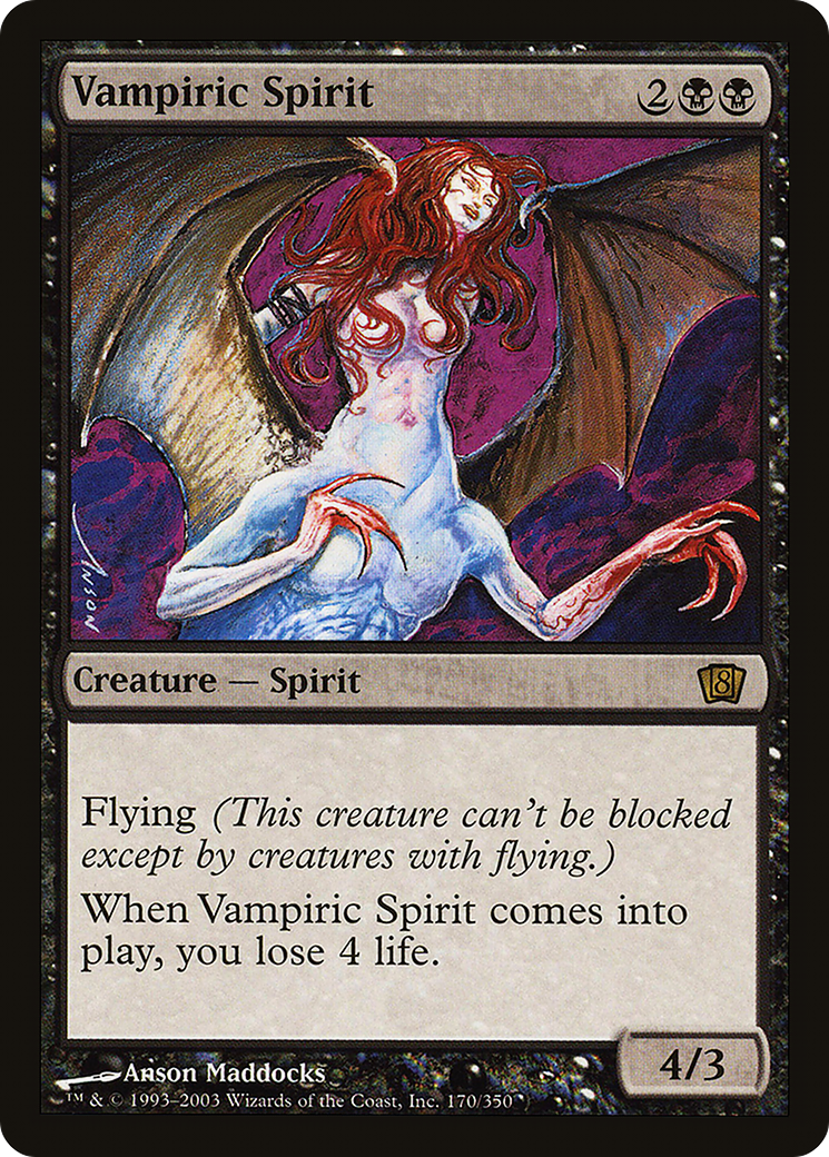 Vampiric Spirit (8ED-170★) - 8th Edition Foil