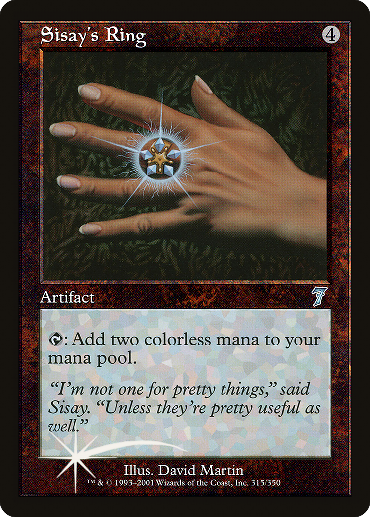 Sisay's Ring (7ED-315) - 7th Edition Foil