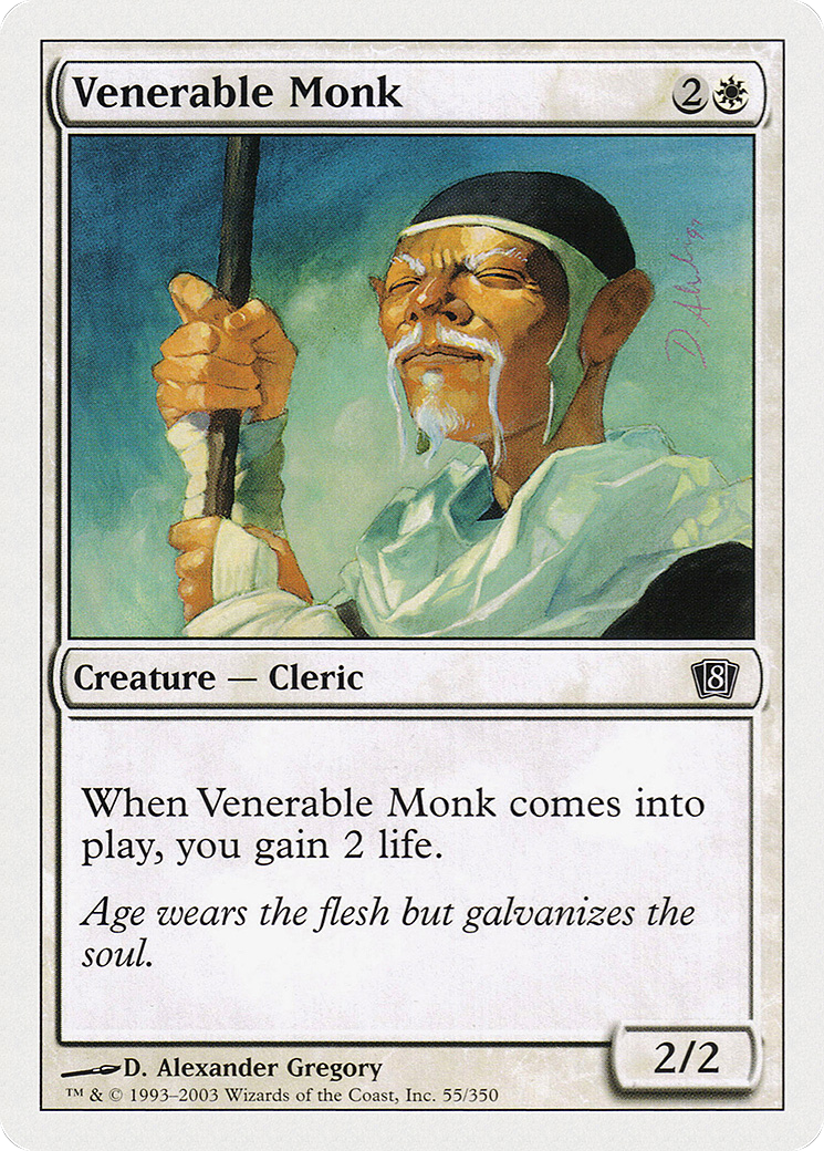Venerable Monk (8ED-55★) - 8th Edition