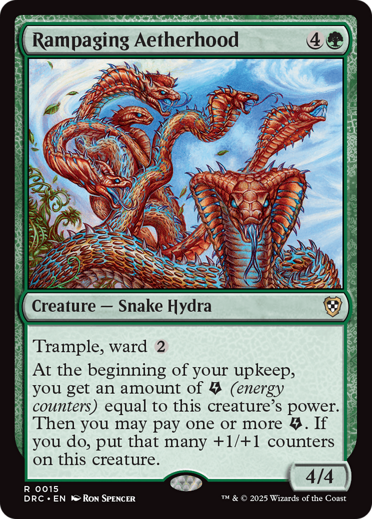 Rampaging Aetherhood (DRC-015) - Commander: Aetherdrift