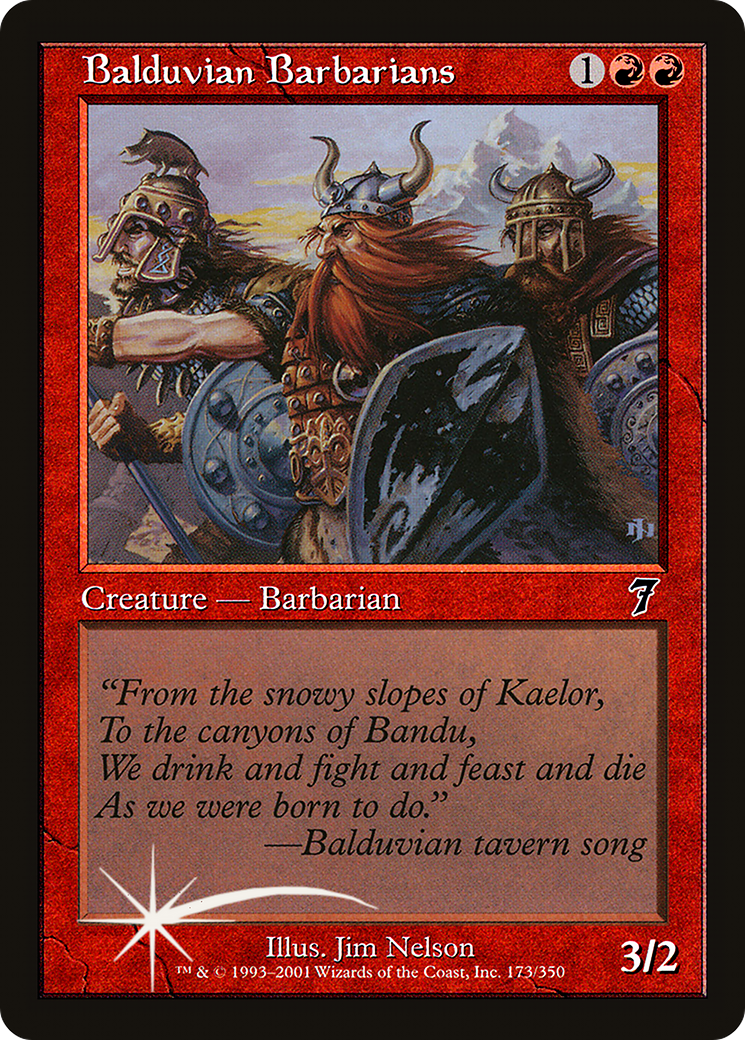 Balduvian Barbarians (7ED-173) - 7th Edition