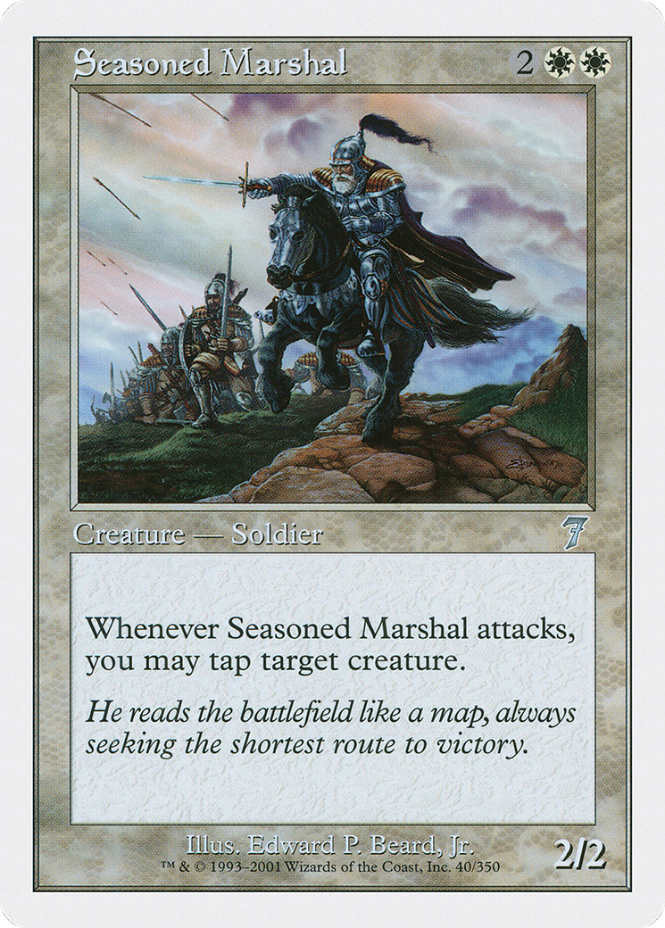 Seasoned Marshal (7ED-40★) - 7th Edition Foil