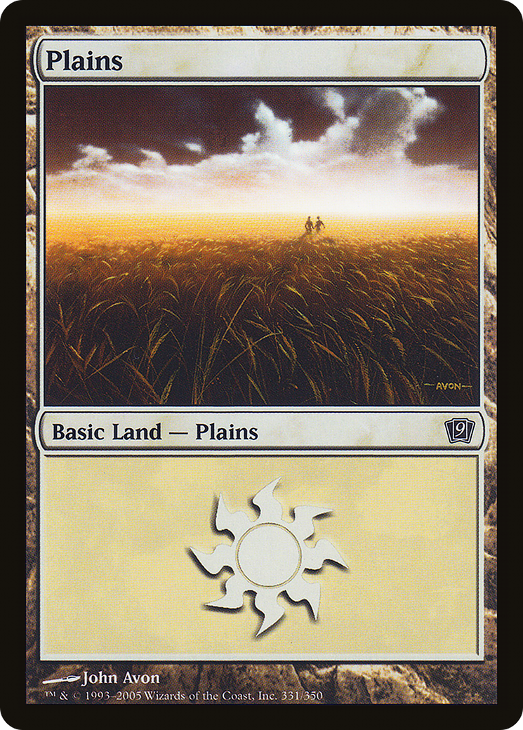 Plains (9ED-331★) - 9th Edition Foil