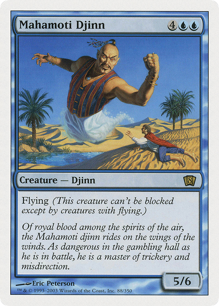 Mahamoti Djinn (8ED-088) - 8th Edition Foil