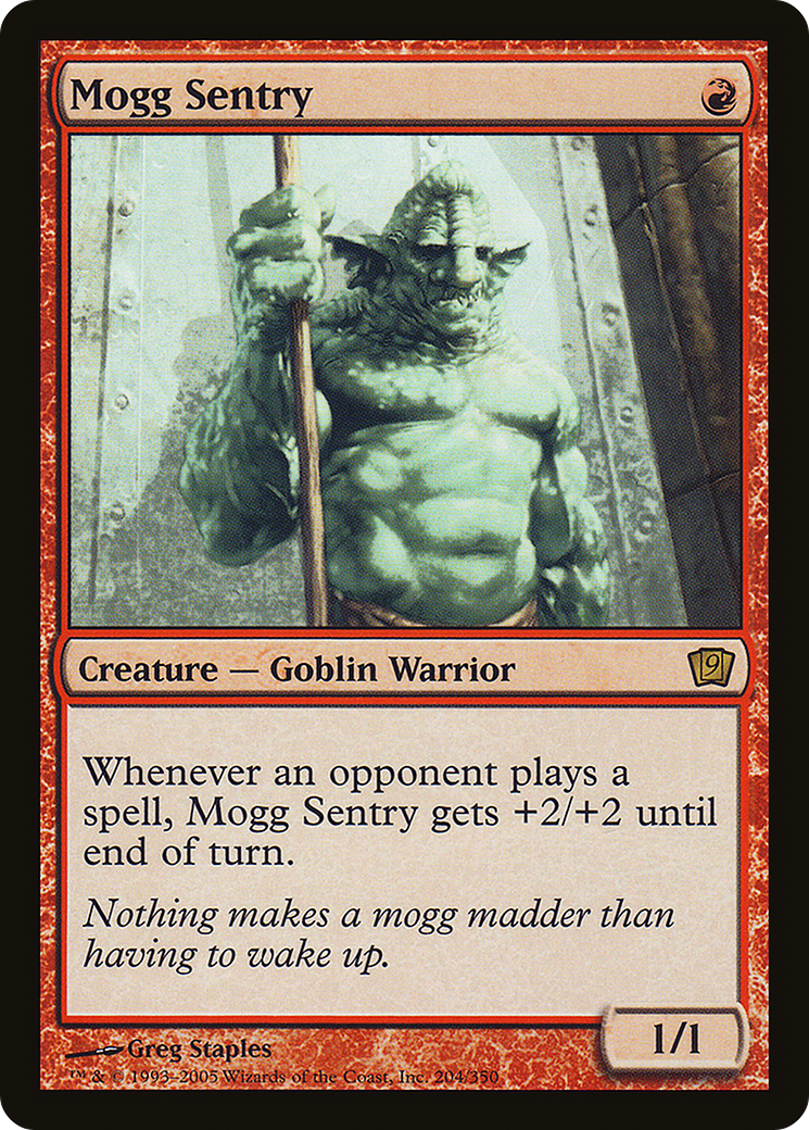 Mogg Sentry (9ED-204★) - 9th Edition