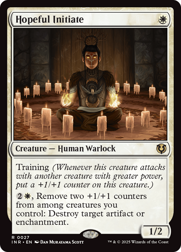 Hopeful Initiate (INR-027) - Innistrad Remastered Foil