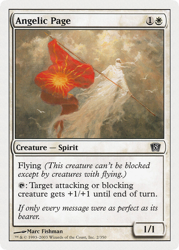 Angelic Page (8ED-02★) - 8th Edition