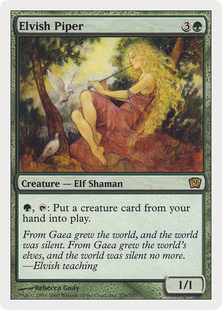 Elvish Piper (9ED-239) - 9th Edition
