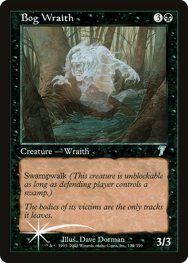 Bog Wraith (7ED-123★) - 7th Edition Foil