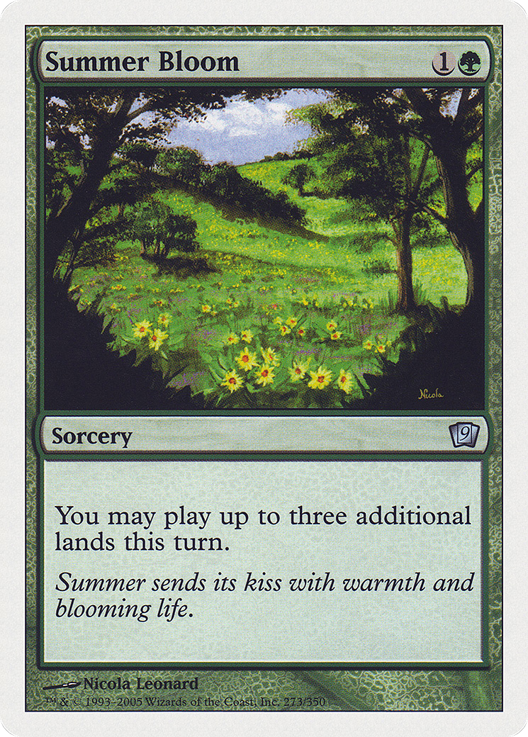 Summer Bloom (9ED-273★) - 9th Edition Foil