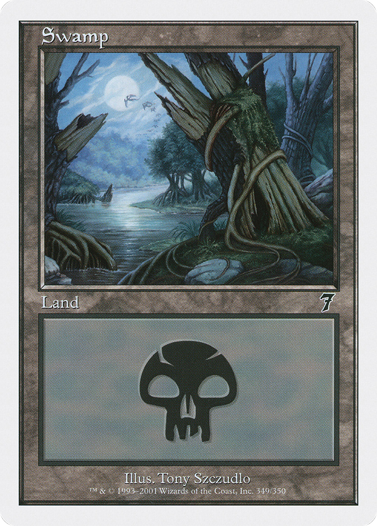 Swamp (7ED-349★) - 7th Edition