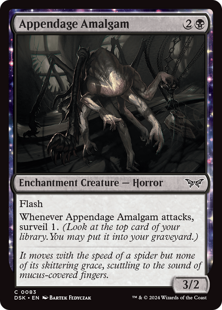 Appendage Amalgam (DSK-083) - Duskmourn: House of Horror: (enchantment) Foil