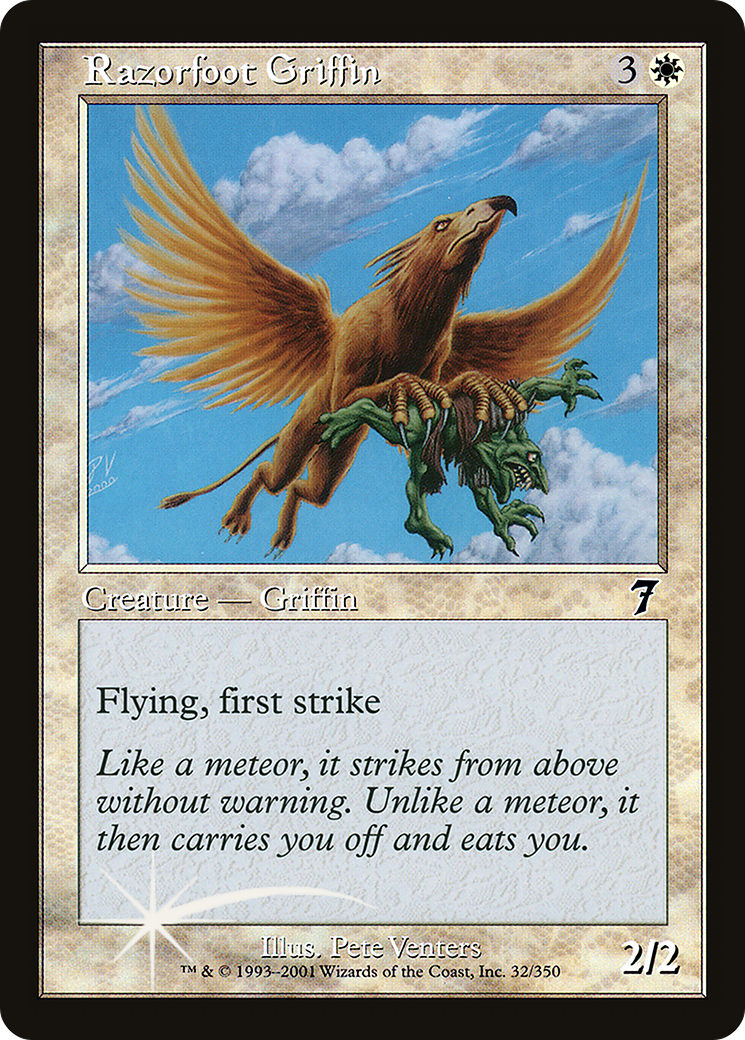 Razorfoot Griffin (7ED-32★) - 7th Edition