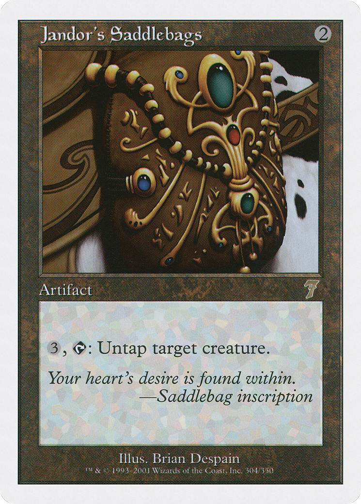 Jandor's Saddlebags (7ED-304) - 7th Edition Foil