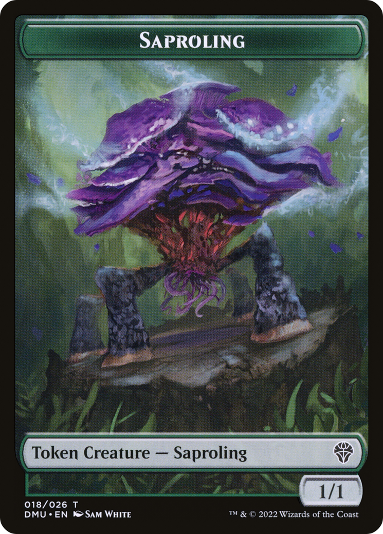 Saproling Token (DMU-018) - Dominaria United Tokens Foil