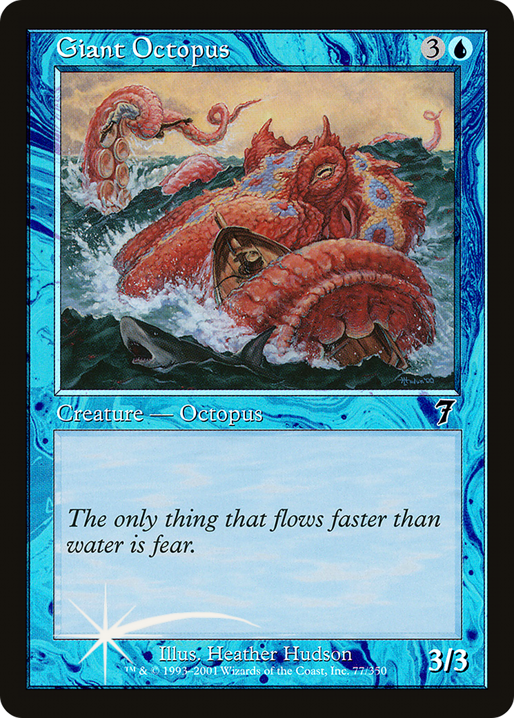 Giant Octopus (7ED-77★) - 7th Edition