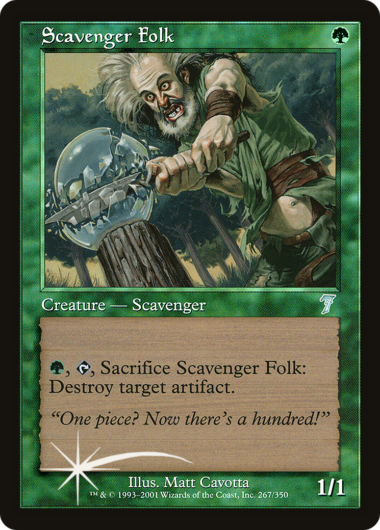 Scavenger Folk (7ED-267★) - 7th Edition Foil