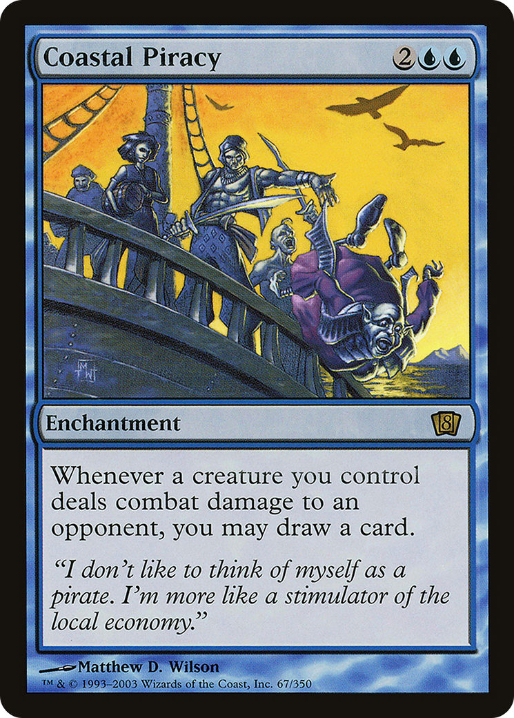 Coastal Piracy (8ED-067) - 8th Edition Foil