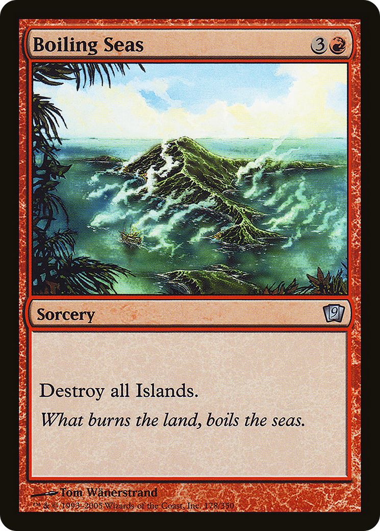Boiling Seas (9ED-178★) - 9th Edition Foil