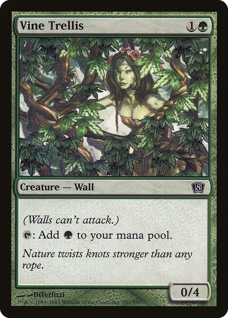Vine Trellis (8ED-287★) - 8th Edition Foil