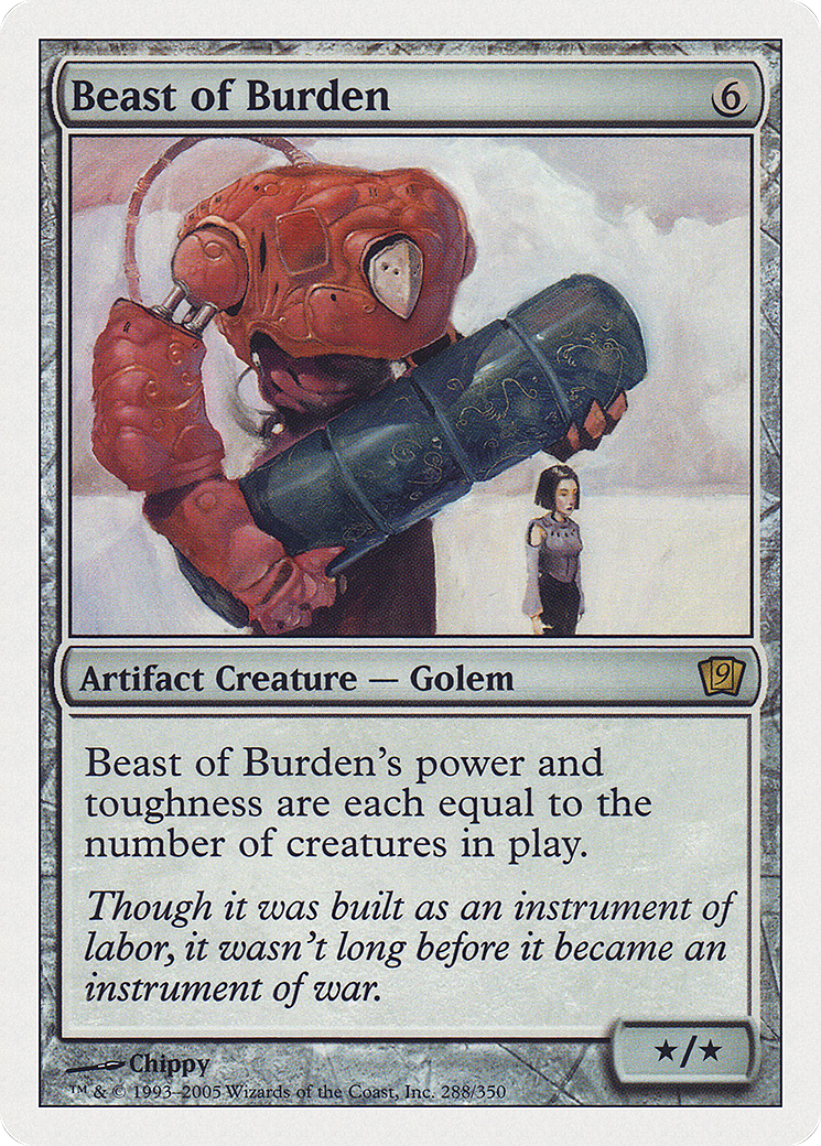 Beast of Burden (9ED-288★) - 9th Edition Foil