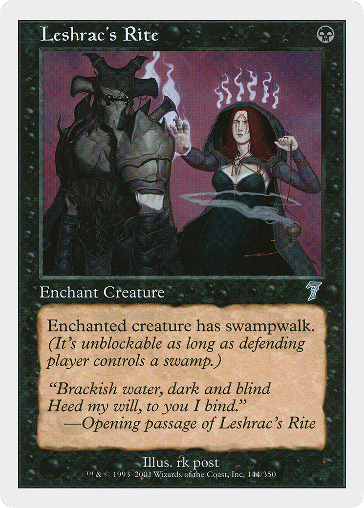 Leshrac's Rite (7ED-144★) - 7th Edition Foil