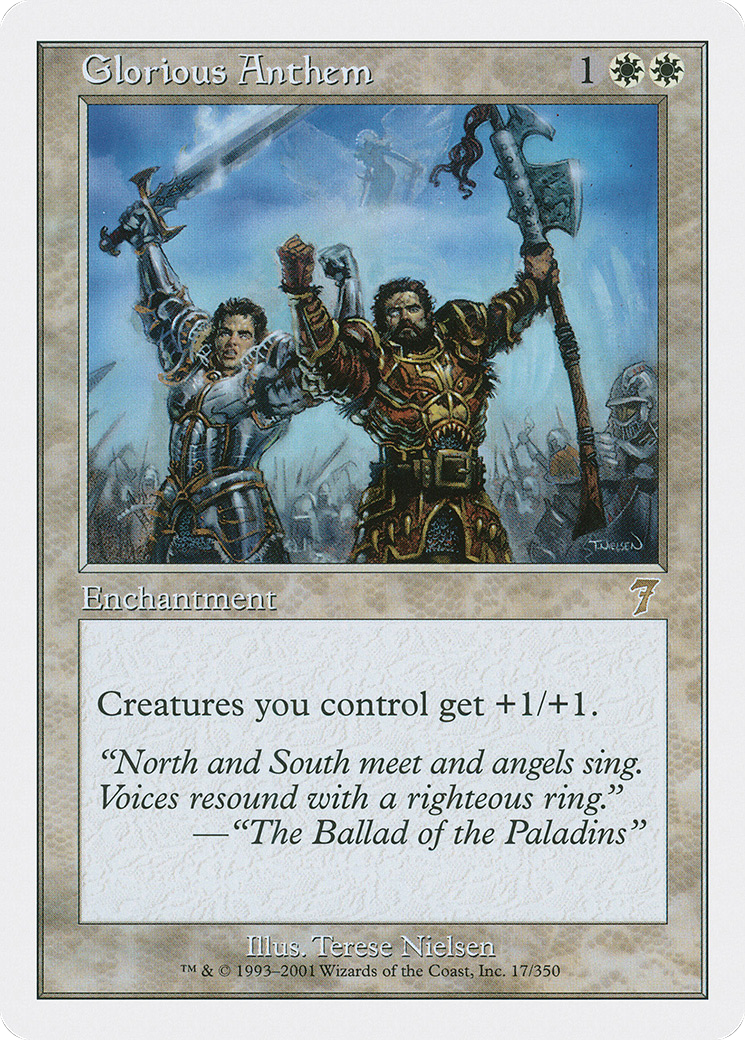 Glorious Anthem (7ED-17★) - 7th Edition Foil