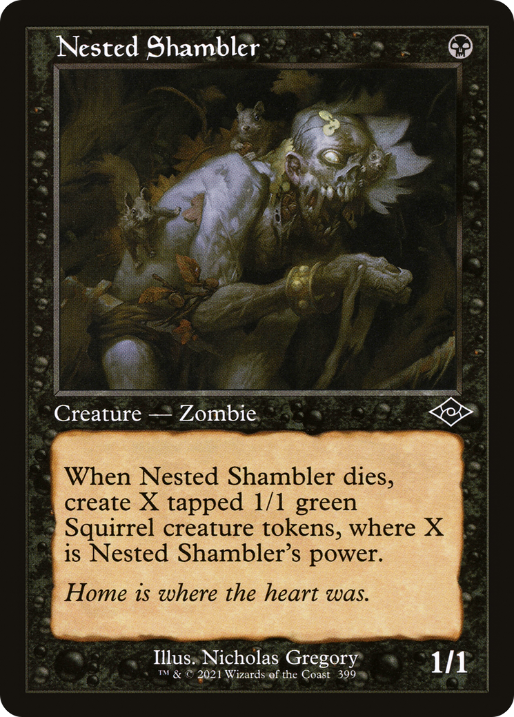 Nested Shambler (Retro Frame) (MH2-399) - Modern Horizons 2 Foil