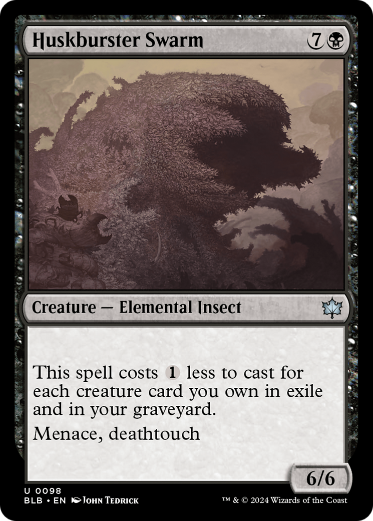 Huskburster Swarm (BLB-098) - Bloomburrow