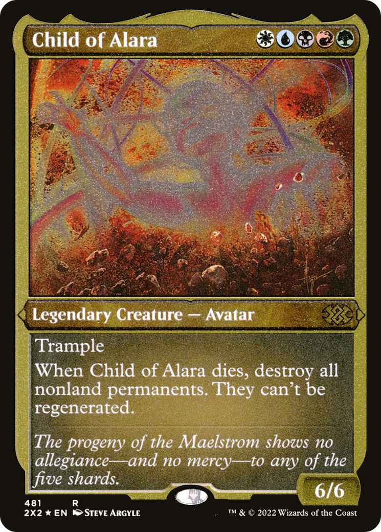 Child of Alara (Foil Etched) (2X2-481) - Double Masters 2022 Foil