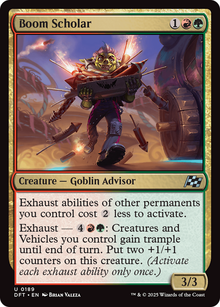 Boom Scholar (DFT-189) - Aetherdrift Foil