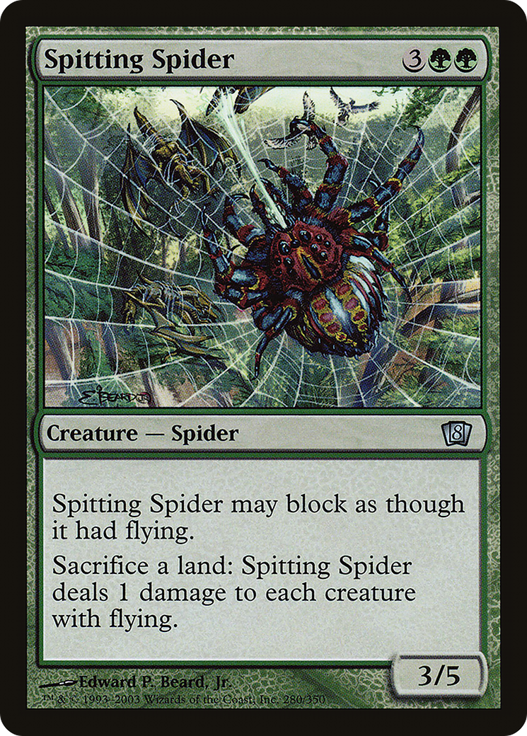 Spitting Spider (8ED-280★) - 8th Edition Foil