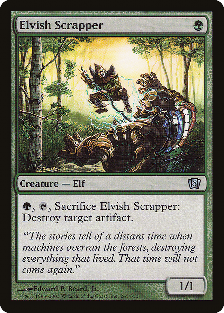 Elvish Scrapper (8ED-245★) - 8th Edition Foil