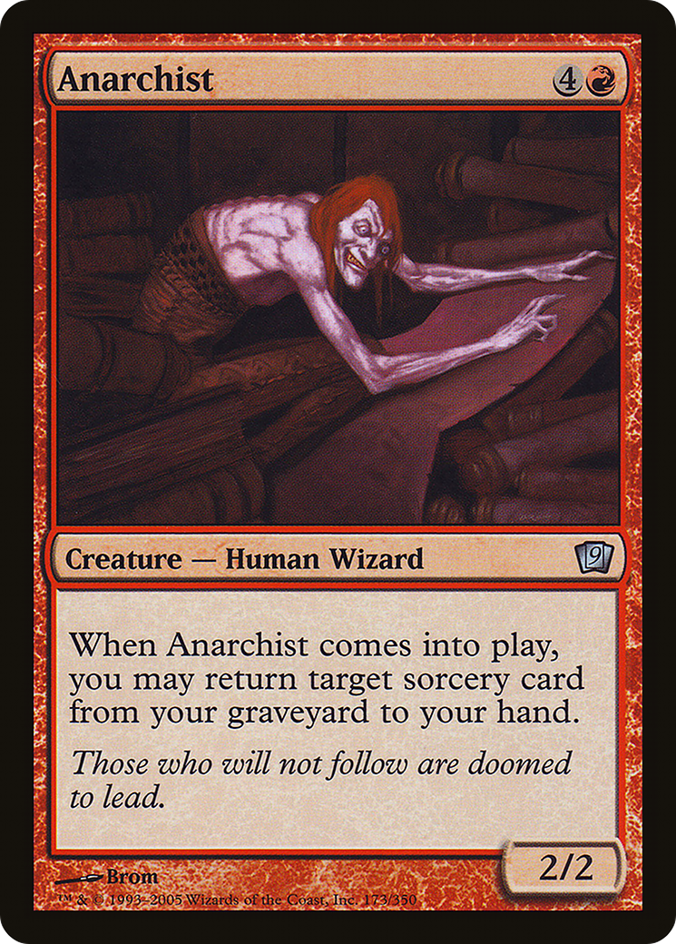 Anarchist (9ED-173) - 9th Edition Foil