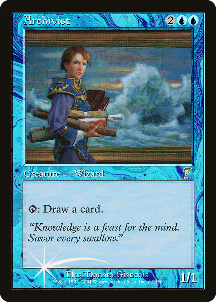 Archivist (7ED-061) - 7th Edition Foil