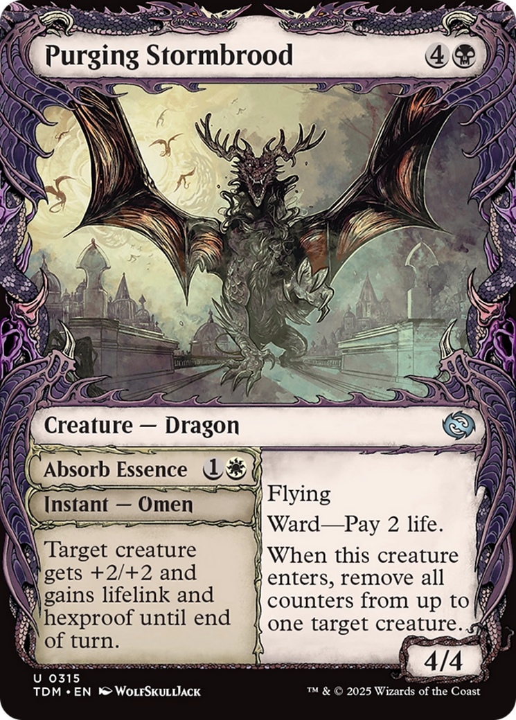 Purging Stormbrood (Showcase) (TDM-315) - Tarkir: Dragonstorm: (Showcase)