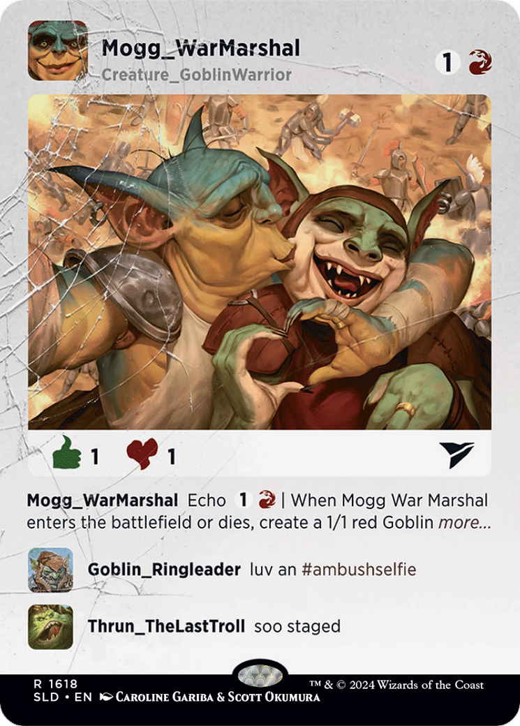 Mogg War Marshal (SLD-1618) - Secret Lair Drop (Borderless)