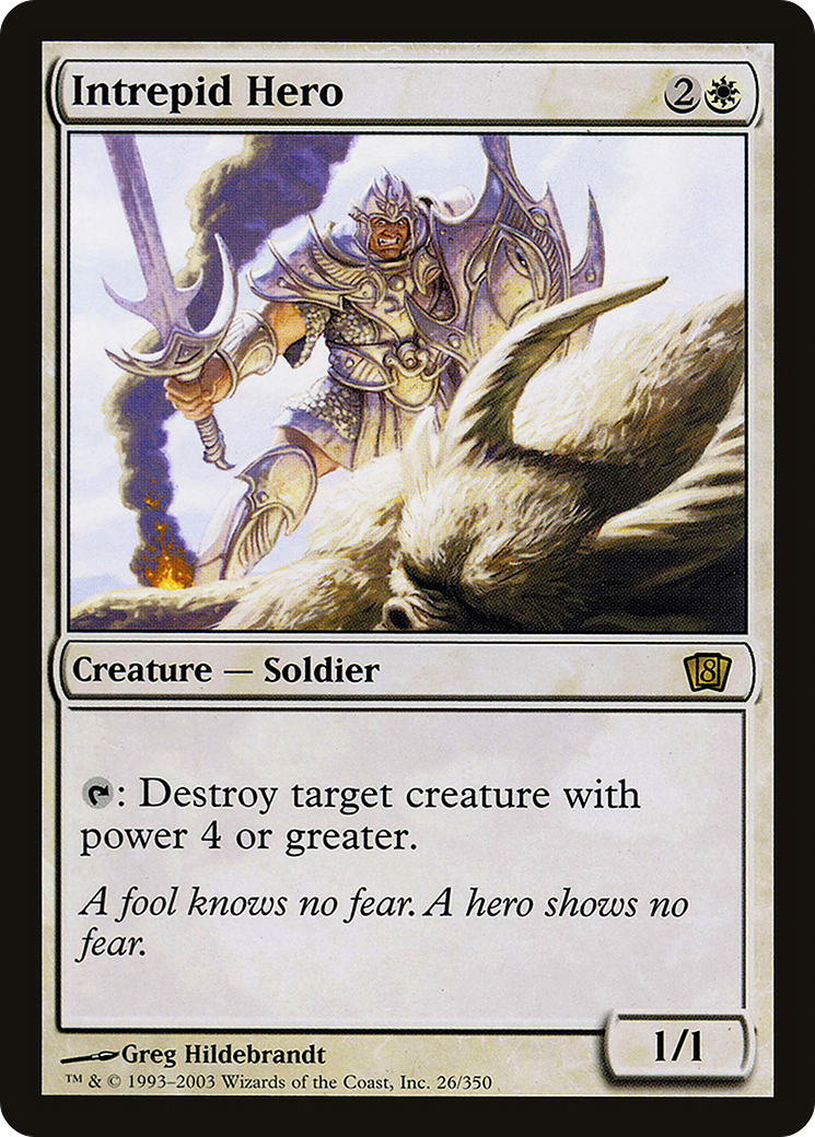 Intrepid Hero (8ED-26★) - 8th Edition Foil