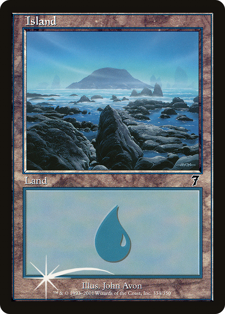 Island (7ED-334★) - 7th Edition