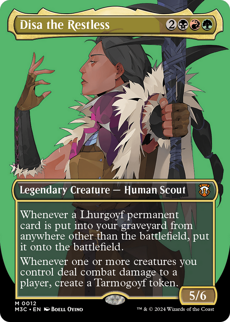 Disa the Restless (Borderless) (M3C-012) - Modern Horizons 3 Commander