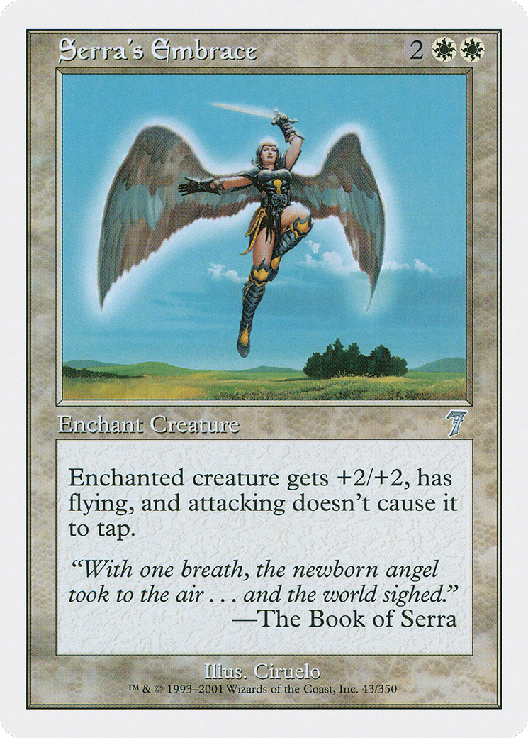 Serra's Embrace (7ED-43★) - 7th Edition